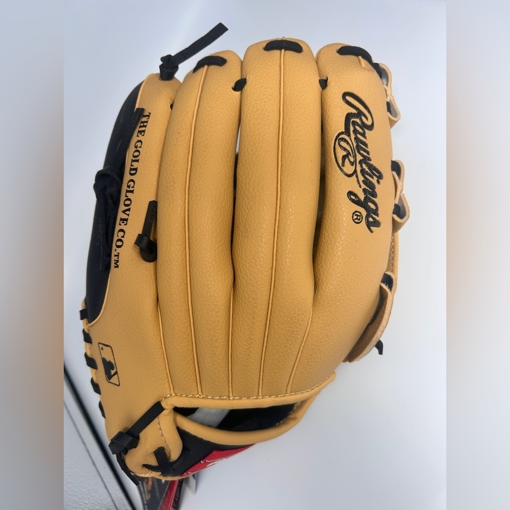 Rawlings 11.5” Youth Player Series Fielding Glove RH Throw Tan - Picture 7 of 12